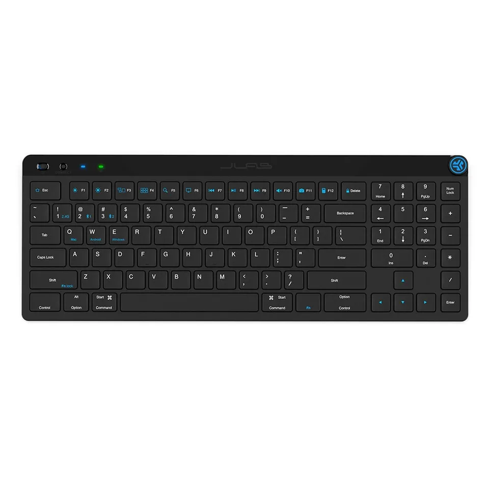 jlab-jbuds-wireless-keyboard-black-2-4ghz-bluetooth-5-2-10-monats-akku image 1