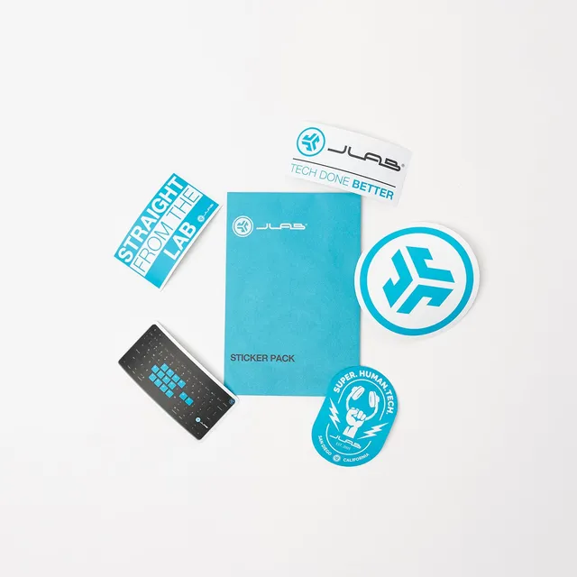 jlab-sticker-pack-registration-gift-6-teiliges-jlab-audio-aufkleberset-mit-findy image 1