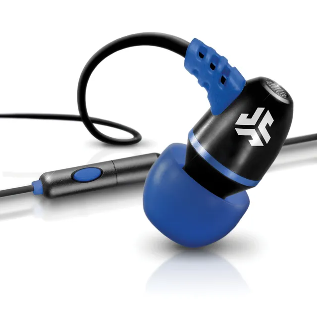 jlab-metal-earbuds-blau-schwarz-kabelgebundene-aluminium-in-ear-kopfh-rer-mit-mi image 1