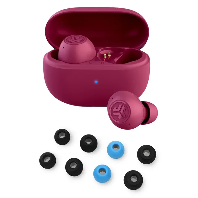 jlab-go-pop-anc-true-wireless-earbuds-fuchsia-cloud-foam-tips-bundle-anc-multipo image 1