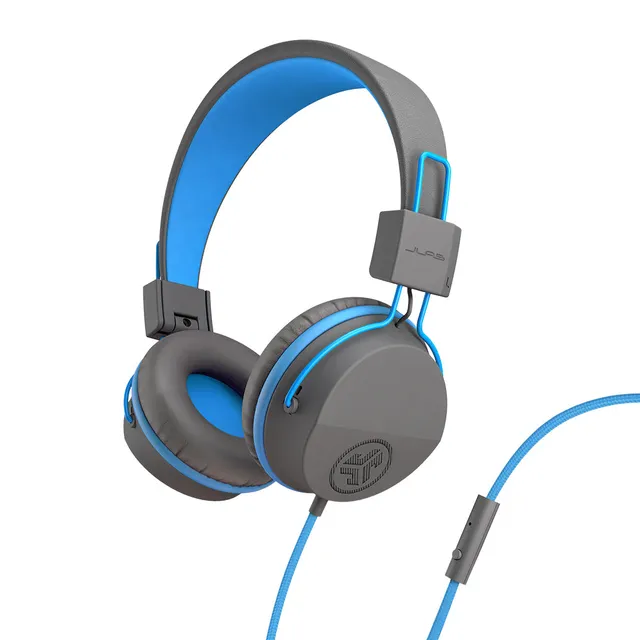 jlab-jbuddies-studio-on-ear-kinderkopfh-rer-usb-c-blau-grau-85db-lautst-rkebegre image 1