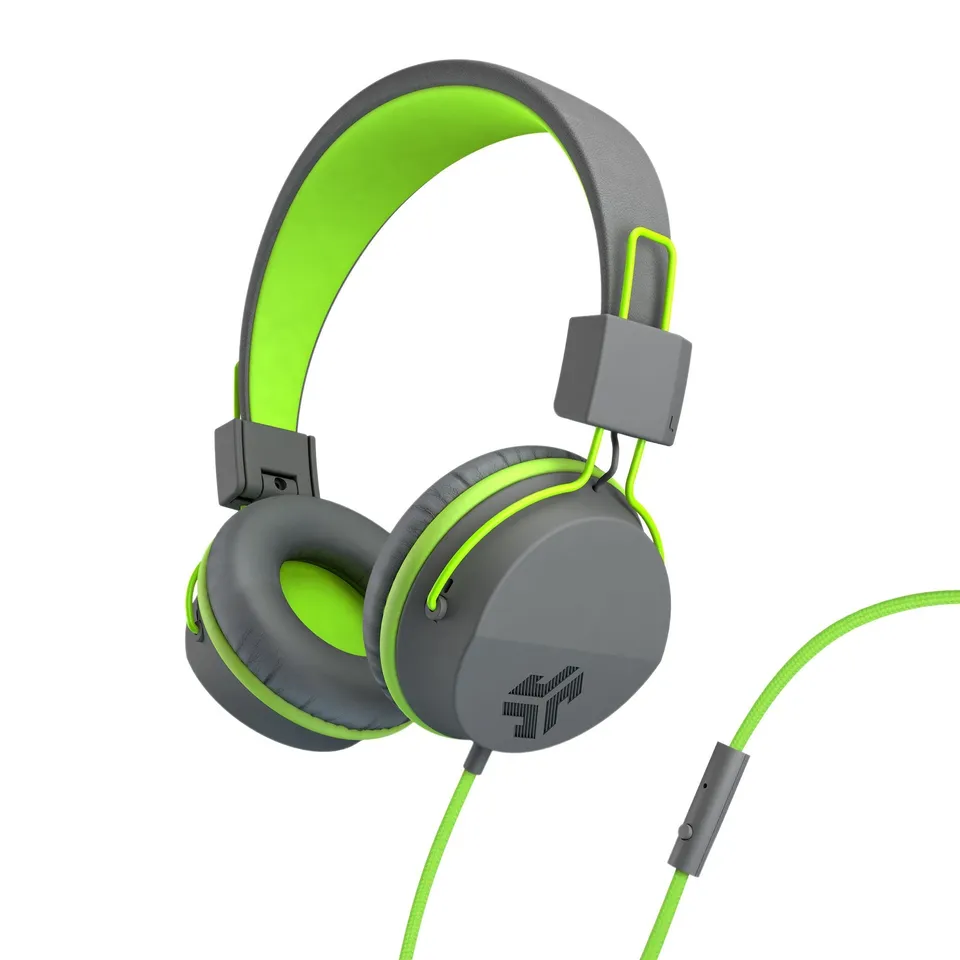 jlab-neon-wired-on-ear-kopfh-rer-graphite-lime-faltbar-mikrofon-cloud-foam-komfo image 1
