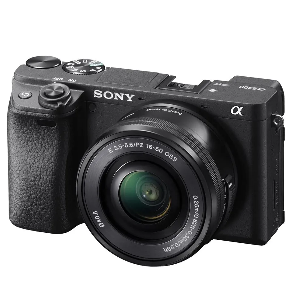 sony-alpha-6400-aps-c-spiegellose-systemkamera-mit-16-50-mm-f-3-5-5-6-power-zoom image 1
