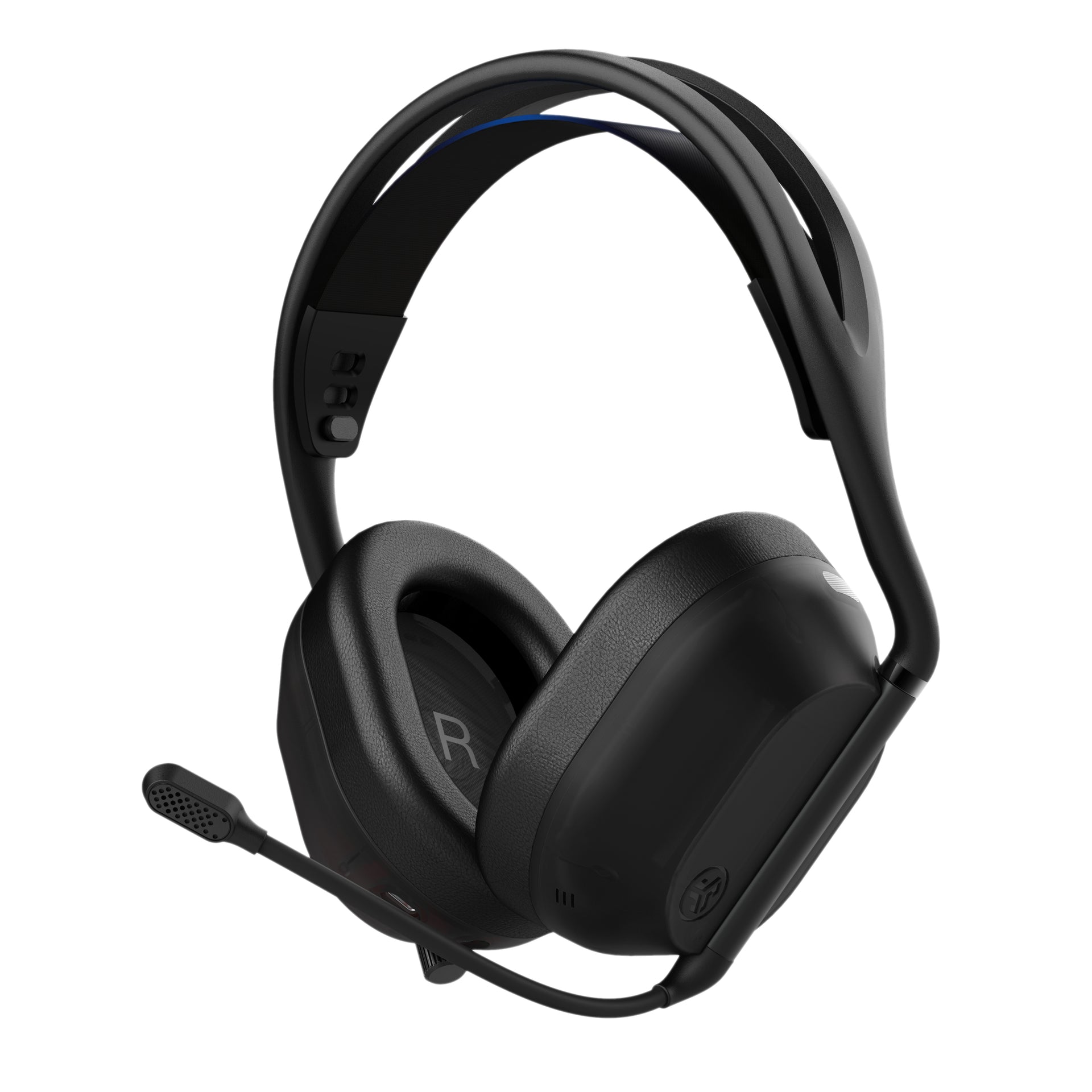 jlab-midnight-wireless-gaming-headset-black-50-mm-driver-spatial-audio-100-h-akk image 1