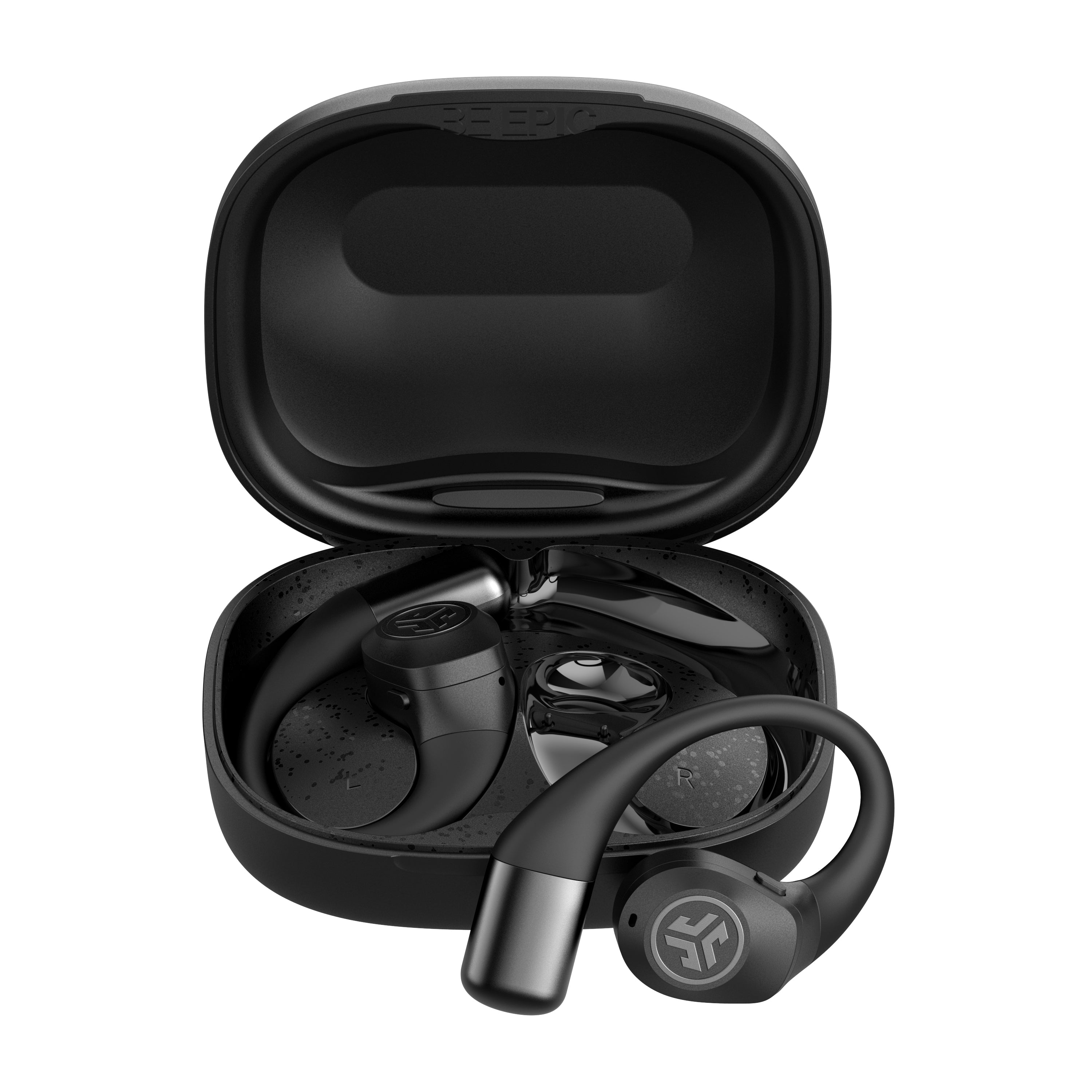 jlab-epic-open-sport-air-conduction-open-ear-wireless-earbuds-black image 5