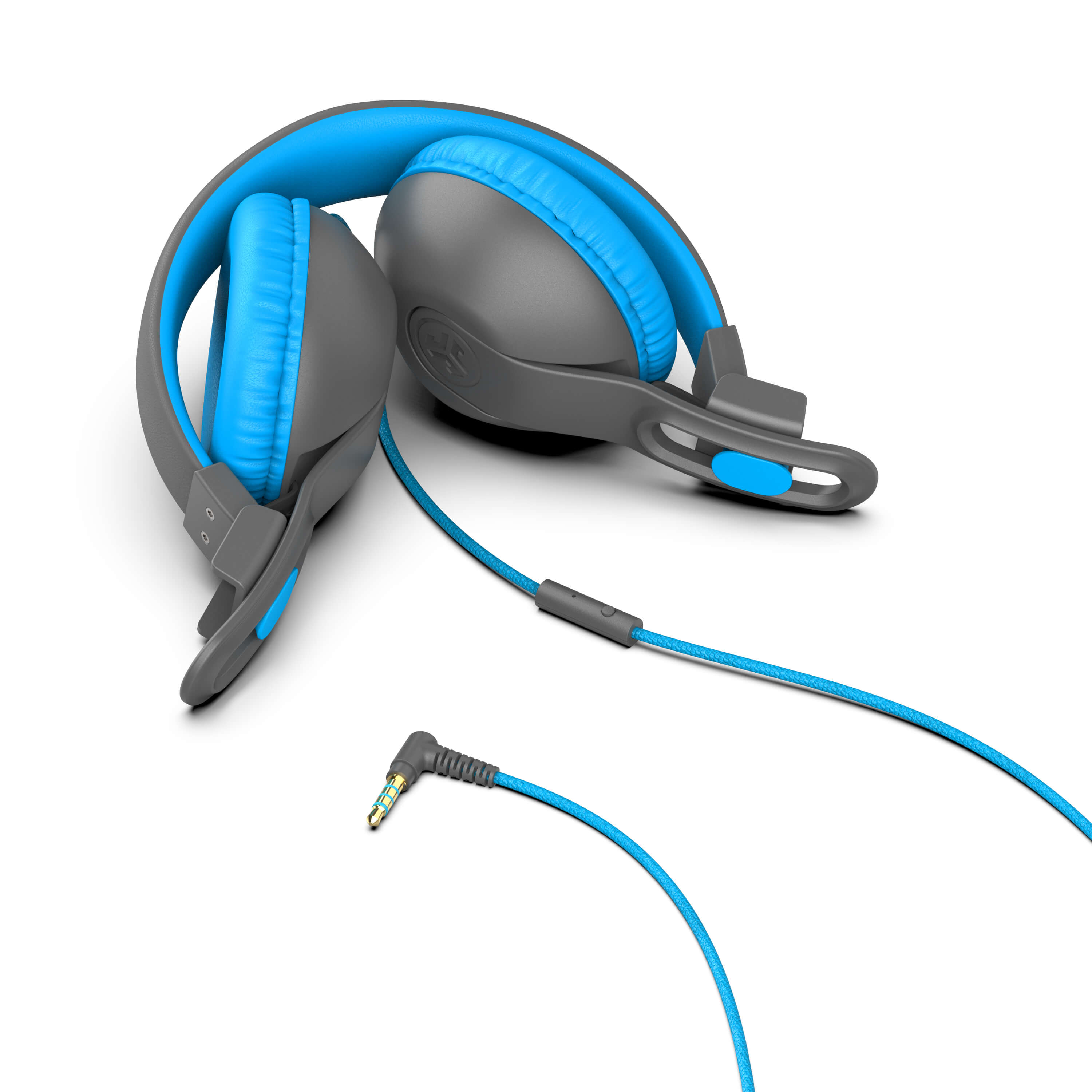 jlab-jbuddies-studio-2-on-ear-kinder-kopfh-rer-kabelgebunden-blau-grau-85-db-lau image 8