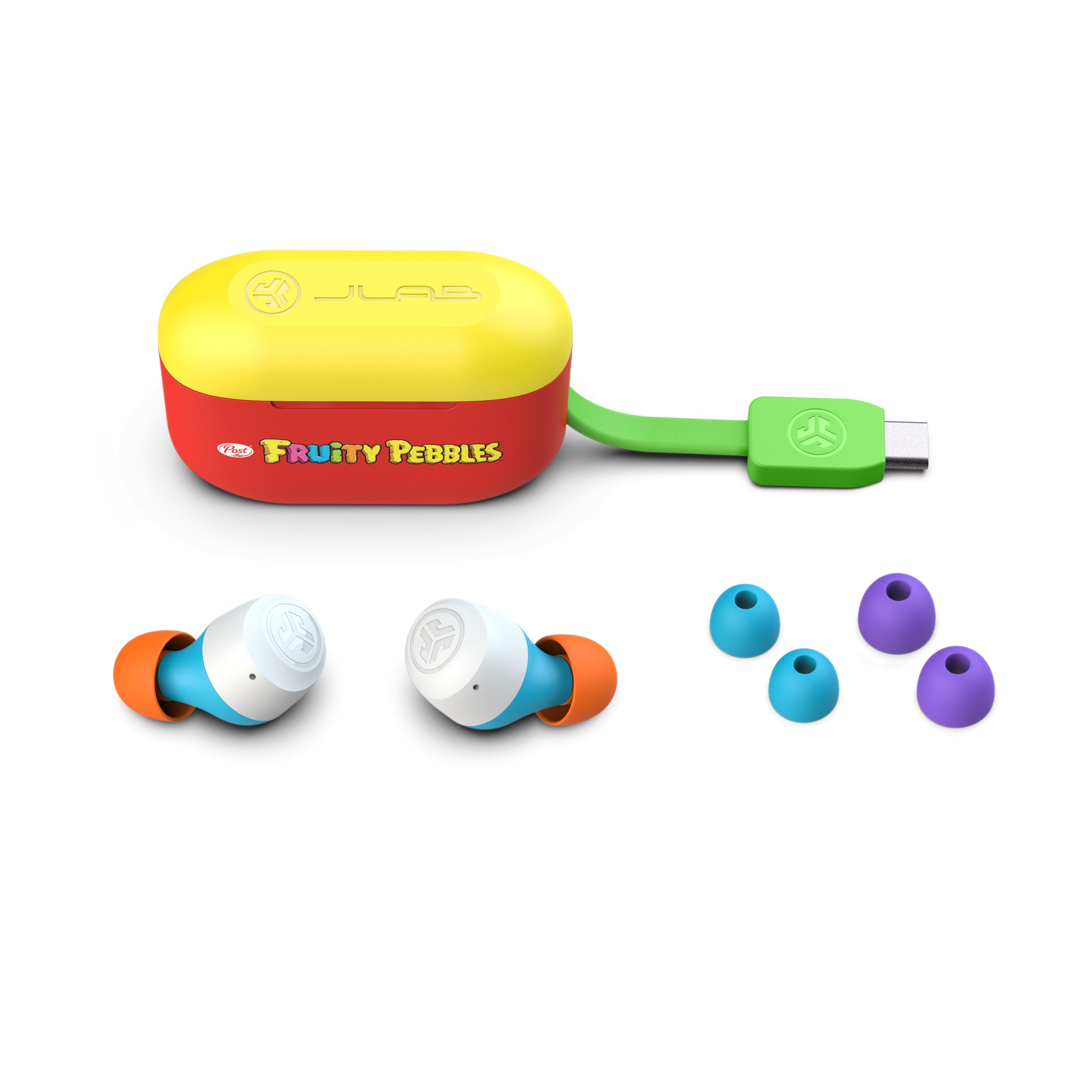 jlab-go-air-pop-fruity-pebbles-true-wireless-ohrh-rer-limited-edition-design-32- image 7