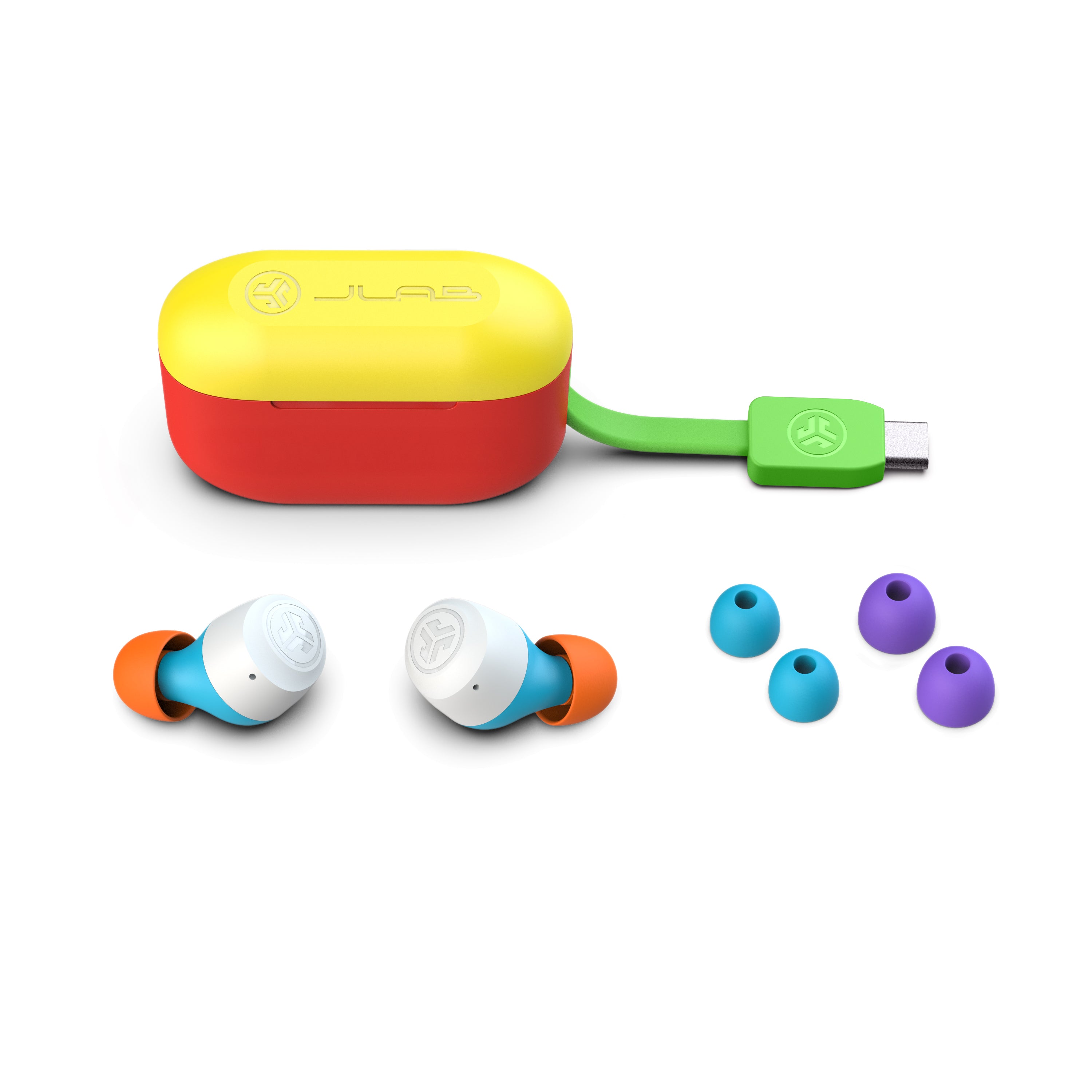jlab-go-pop-true-wireless-earbuds-confetti-bluetooth-5-google-fast-pair-ipx4 image 6