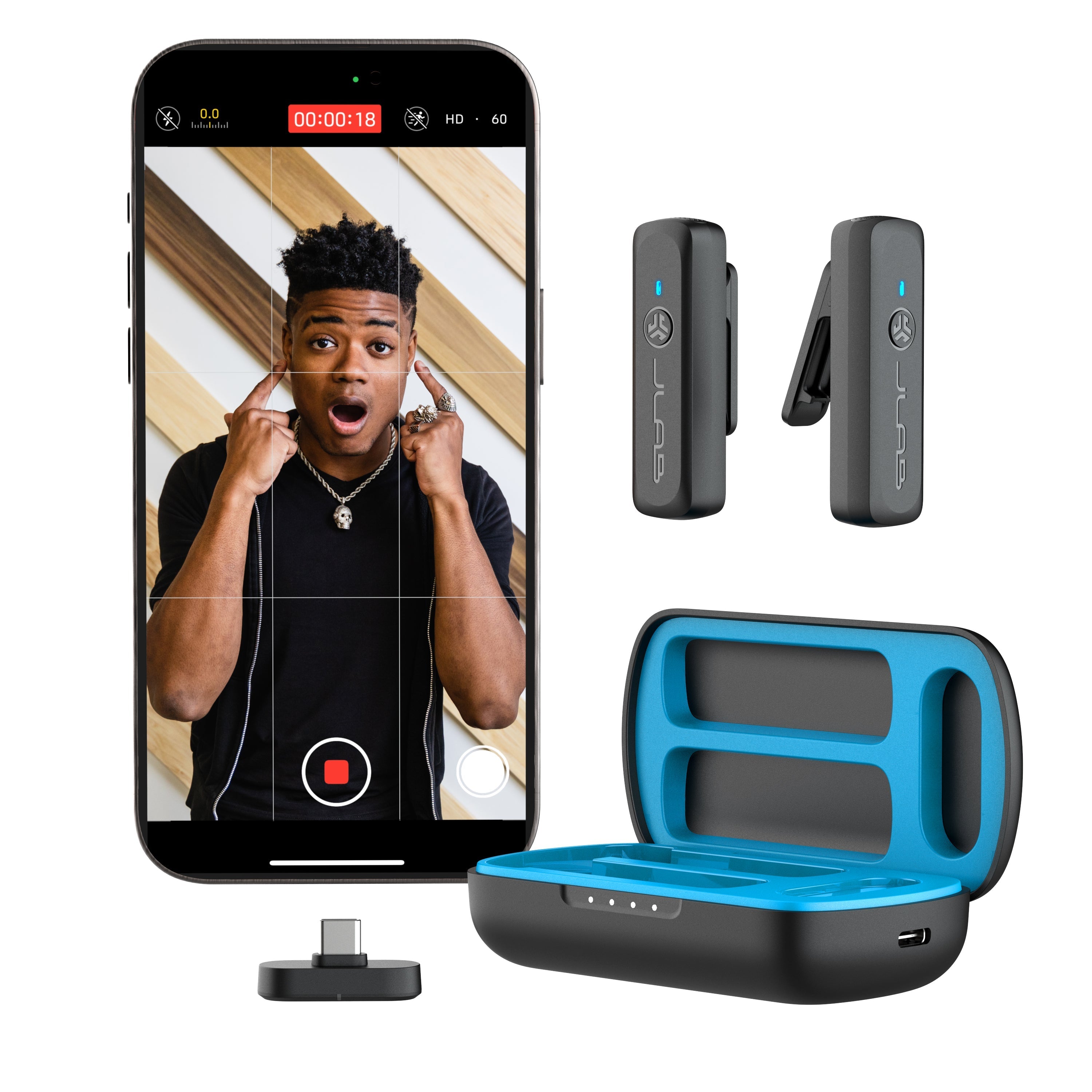 jlab-create-wireless-lav-mic-system-schwarz-usb-c-lavalier-funkmikrofon-set-f-r- image 3