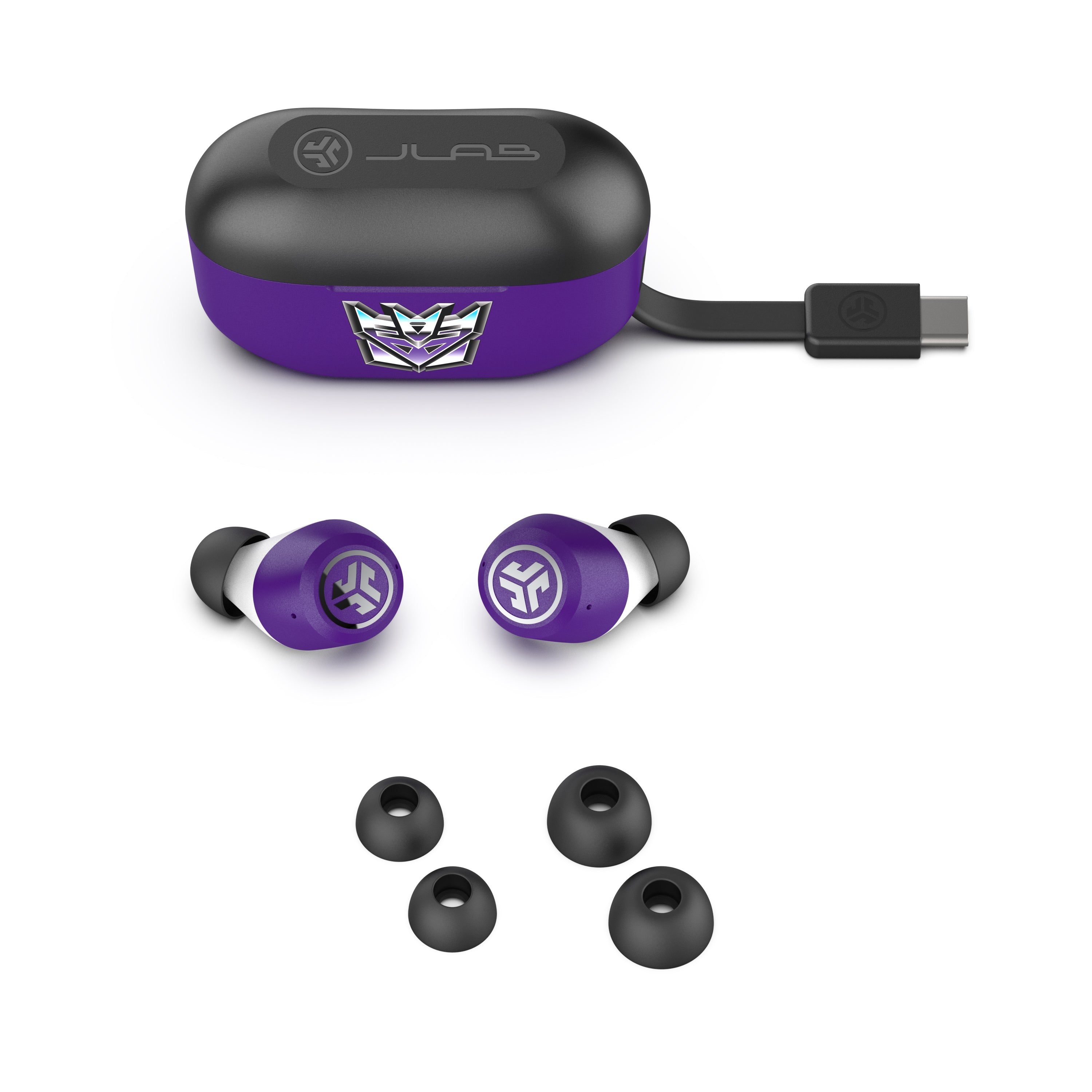 jlab-transformers-jbuds-anc-3-true-wireless-earbuds-decepticons-edition-hybrid-a image 8