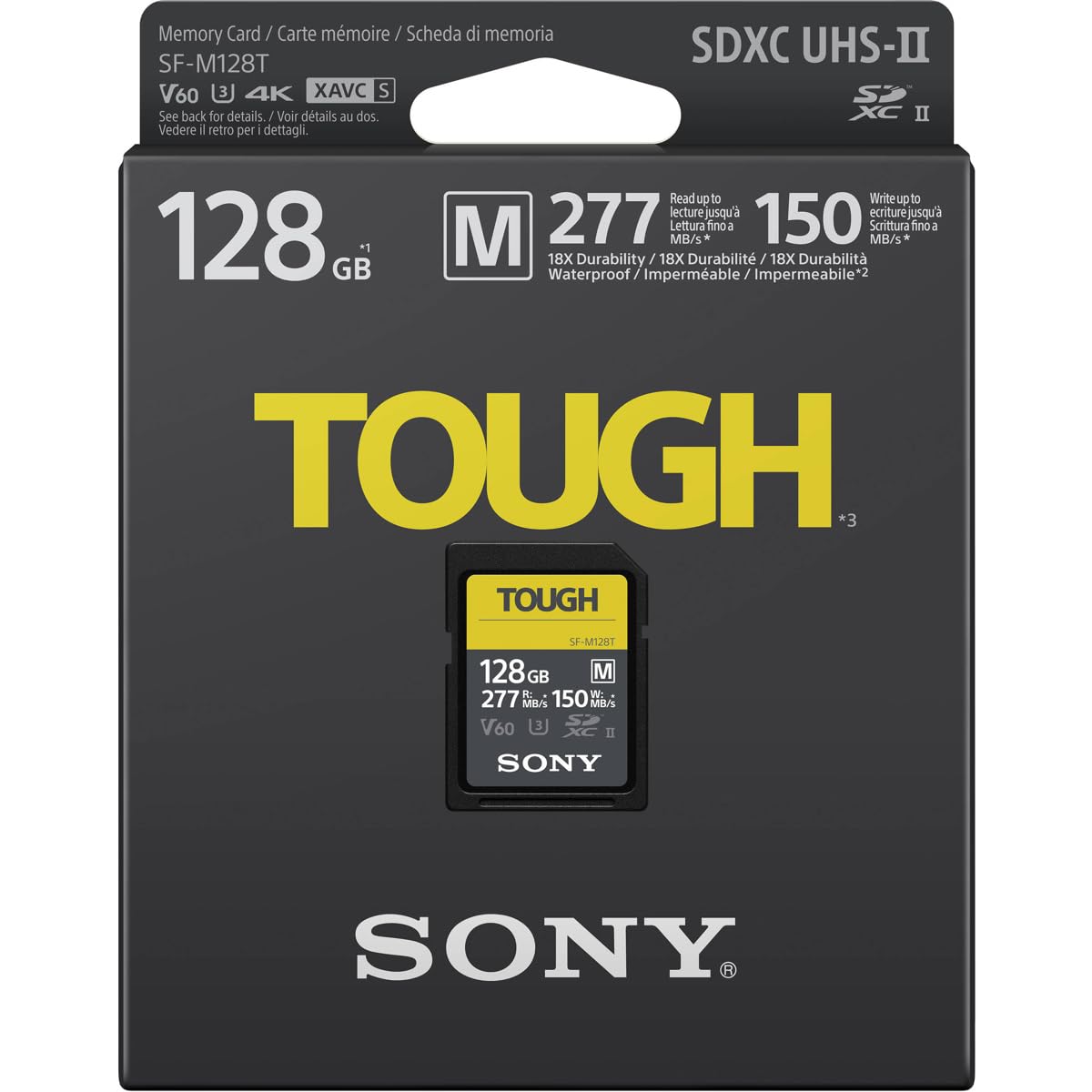 sony-sf-m128t-tough-128gb-sdxc-speicherkarte-uhs-ii-v60-277-mb-s-lesen-150-mb-s- image 2