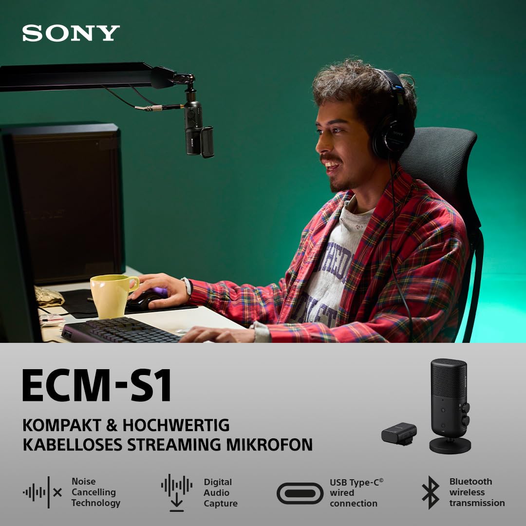 sony-ecm-s1-streaming-mikrofon-bluetooth-kabellos-noise-cancelling-usb-f-r-podca image 2