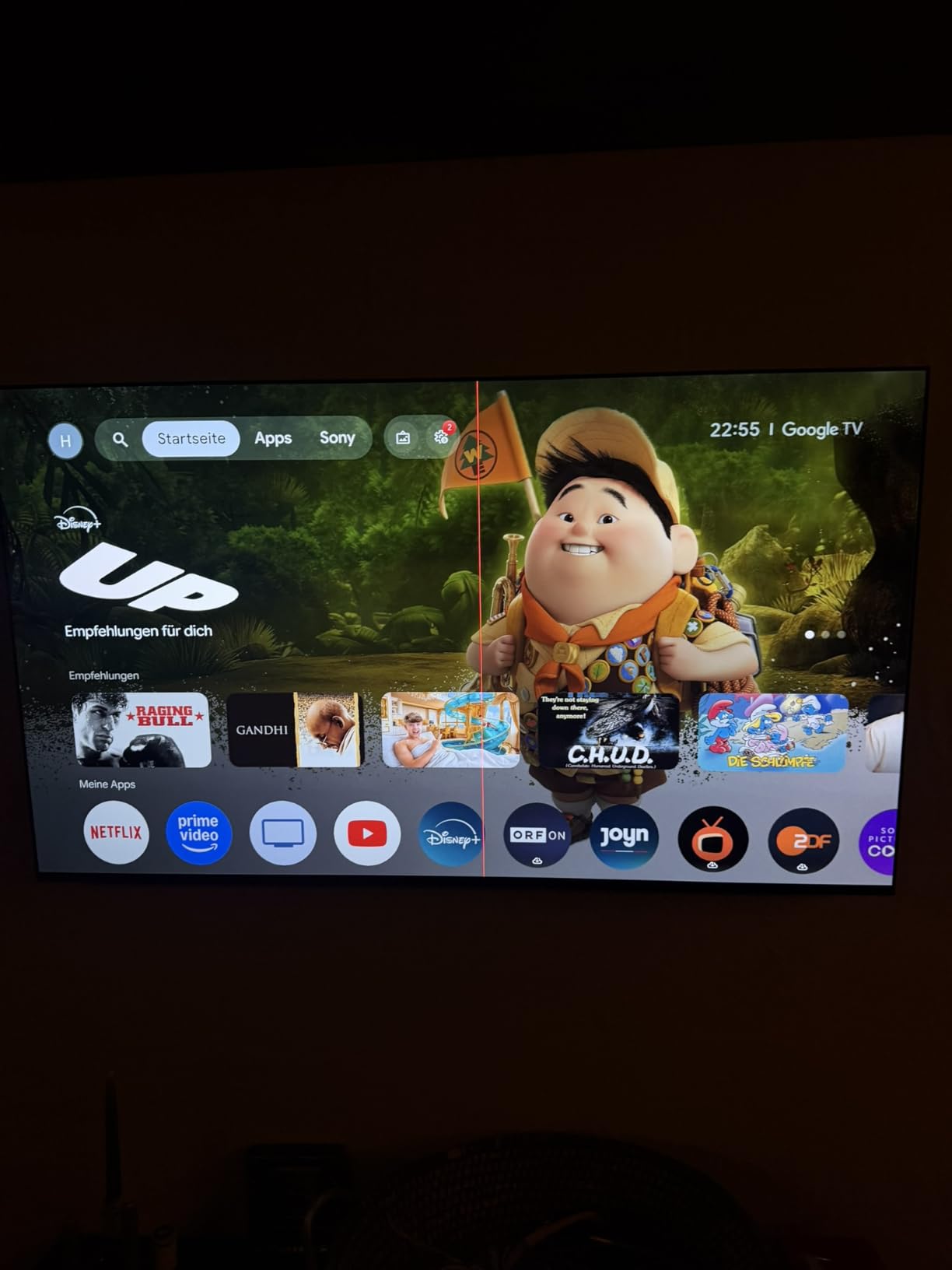 Toller Fernseher mit Mini-Abstrichen