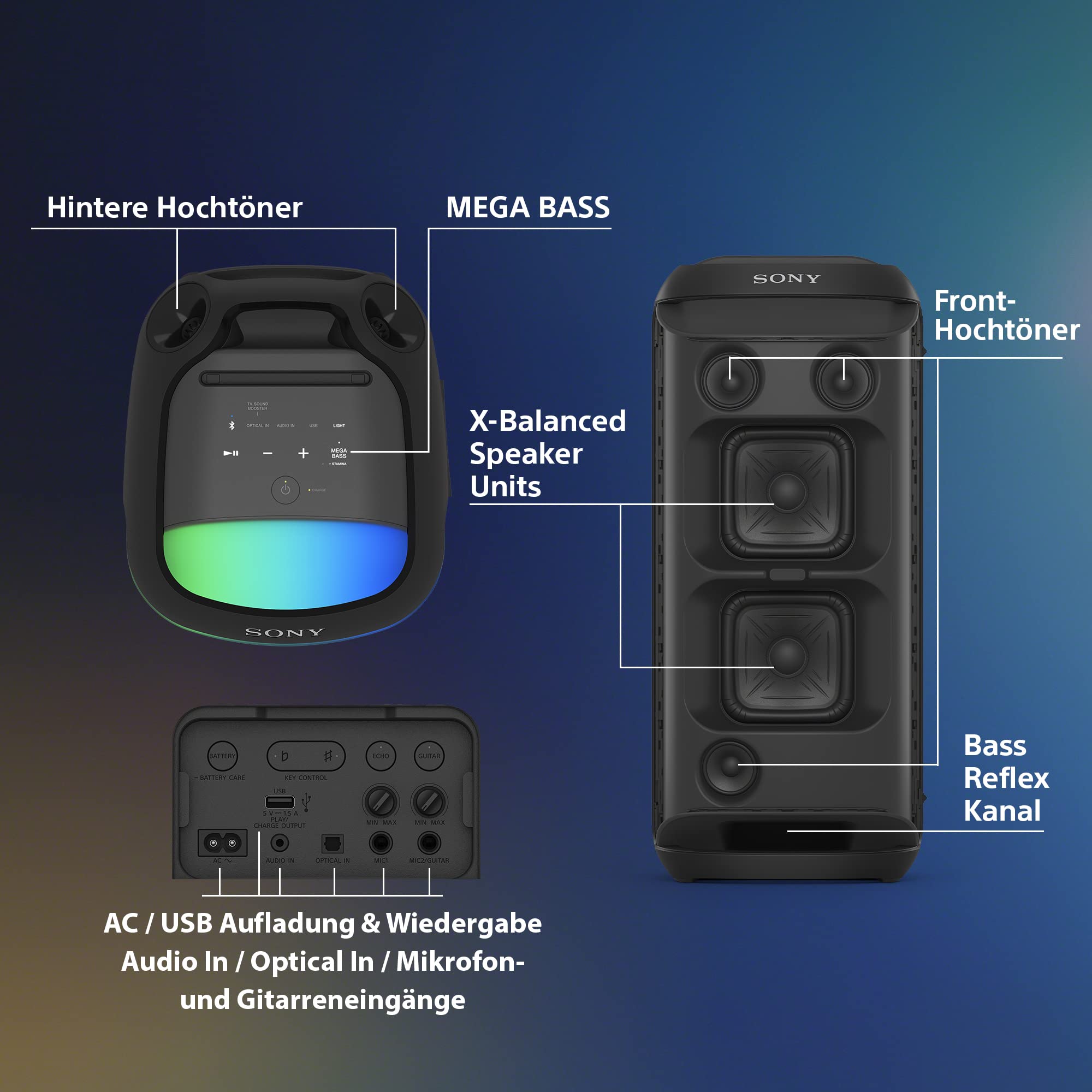sony-srs-xv800-bluetooth-party-lautsprecher-mit-360-sound-mega-bass-und-25h-akku image 7