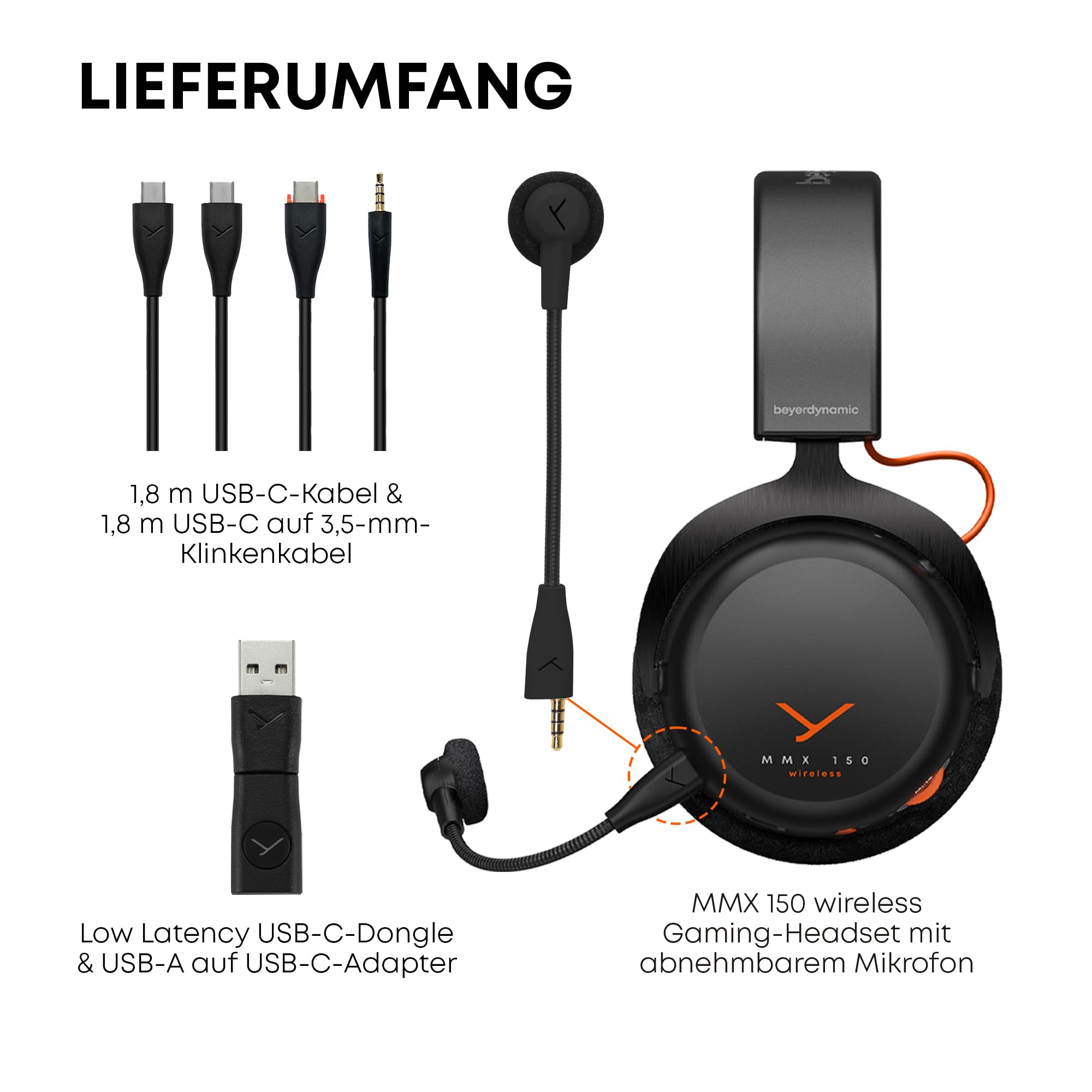beyerdynamic-mmx-150-wireless-kabelloses-gaming-headset-meta-voice-mikrofon-50h- image 7