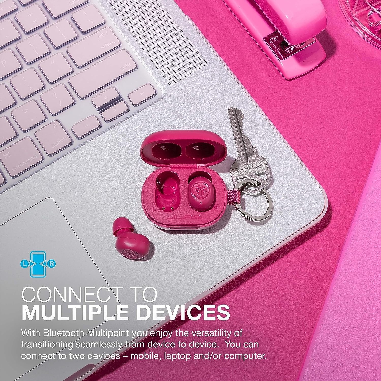 jlab-jbuds-mini-color-bundle-5-true-wireless-earbuds-black-pink-mint-sage-gray-t image 5