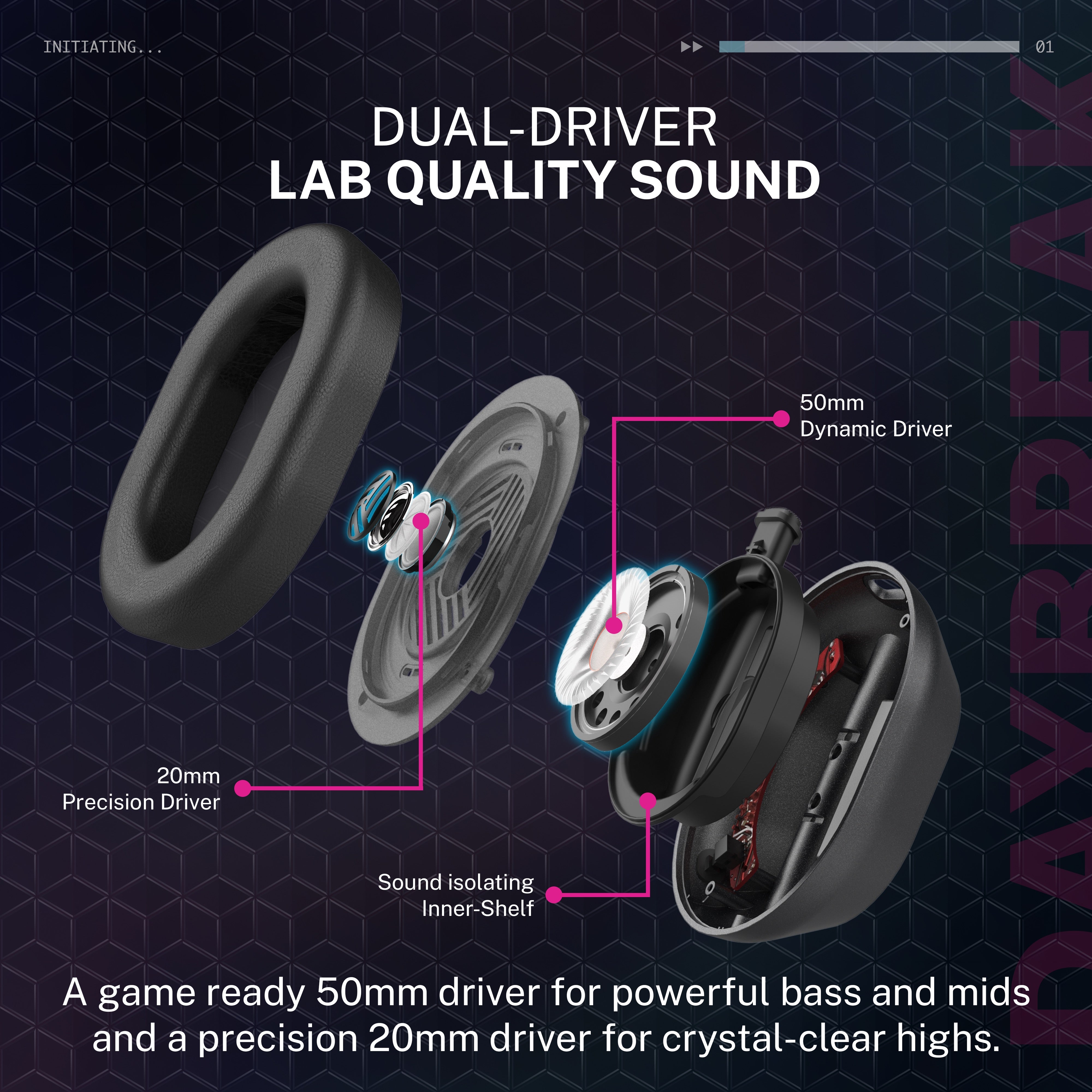 jlab-daybreak-wireless-gaming-headset-schwarz-dual-treiber-dts-spatial-audio-100 image 7