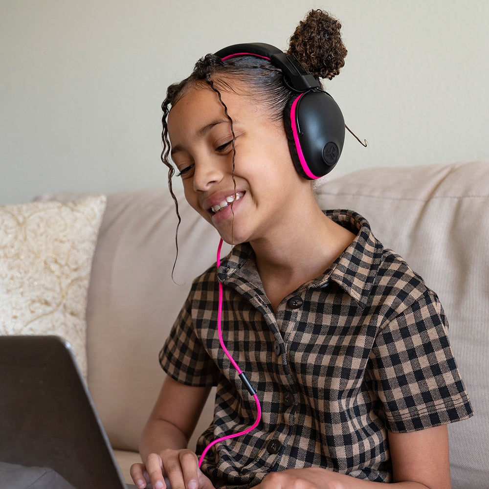 jlab-jbuddies-pro-wired-over-ear-kinderkopfh-rer-pink-mit-85-95-db-h-rschutz-sch image 2