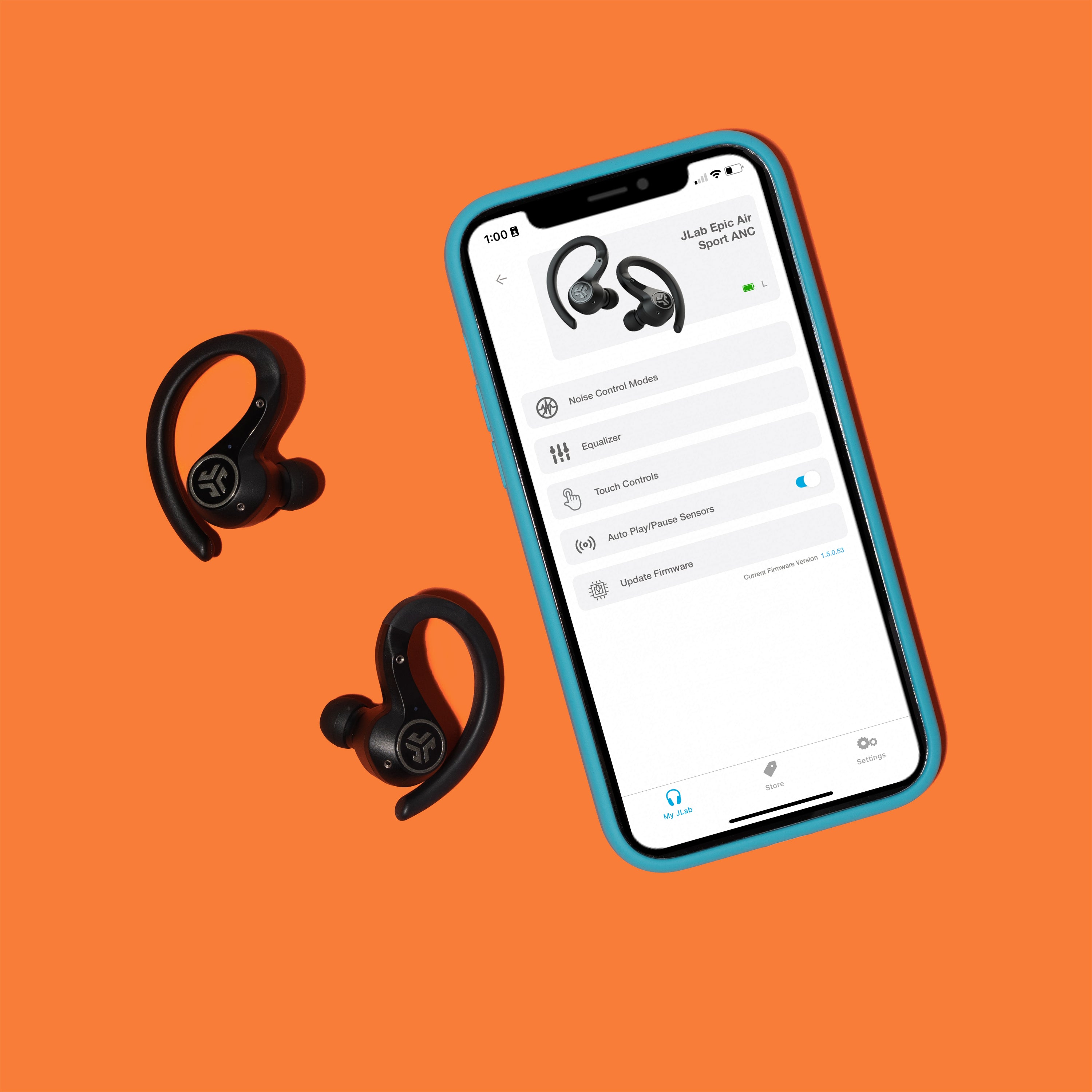 jlab-epic-air-sport-anc-2-gen-true-wireless-sport-earbuds-black-70-std-akku-smar image 4
