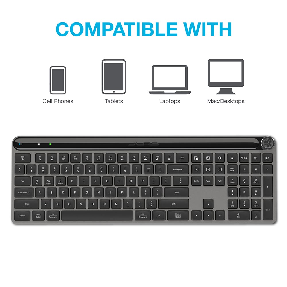 jlab-epic-wireless-keyboard-kabellose-volltastatur-mit-ziffernblock-scissor-swit image 3