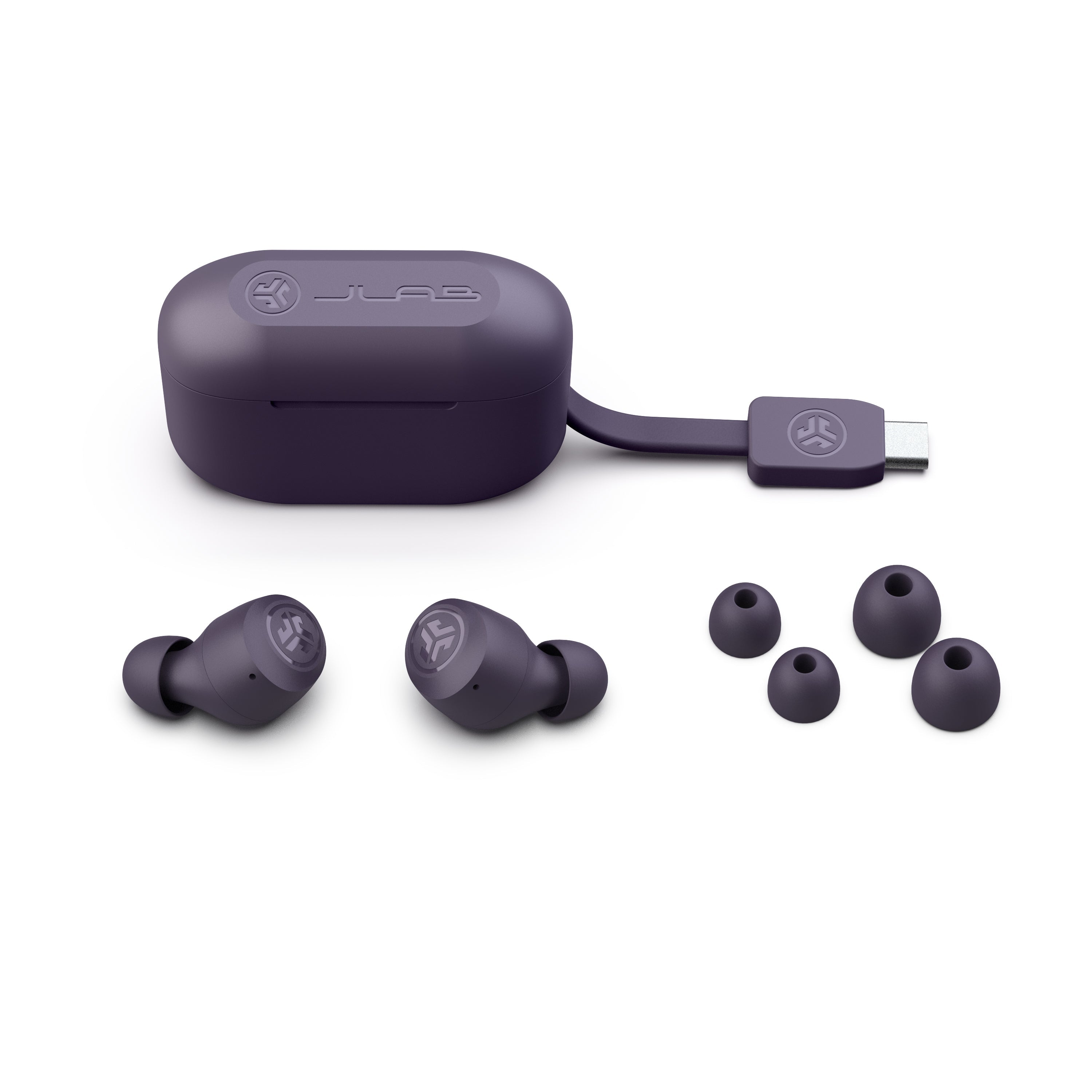 jlab-go-pop-violet-true-wireless-earbuds-mit-cloud-foam-tips-geschenkset image 6