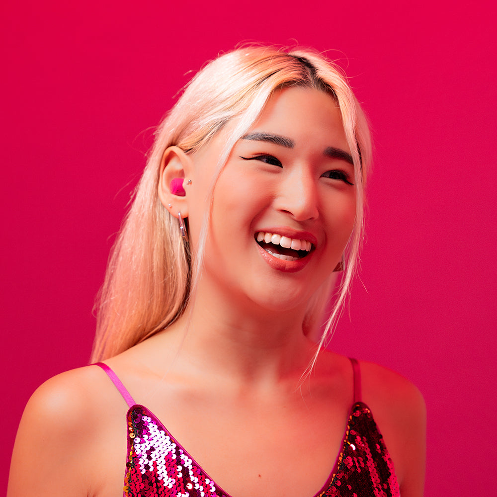 jlab-go-pop-dark-pink-true-wireless-earbuds-mit-cloud-foam-tips-geschenkset-in-e image 2