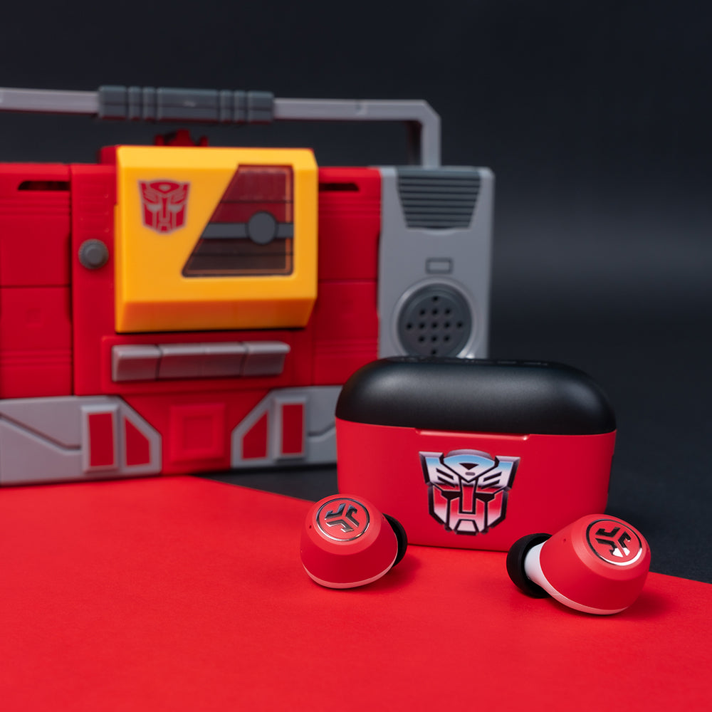 jlab-transformers-jbuds-anc-3-true-wireless-earbuds-autobots-edition-hybrid-acti image 2