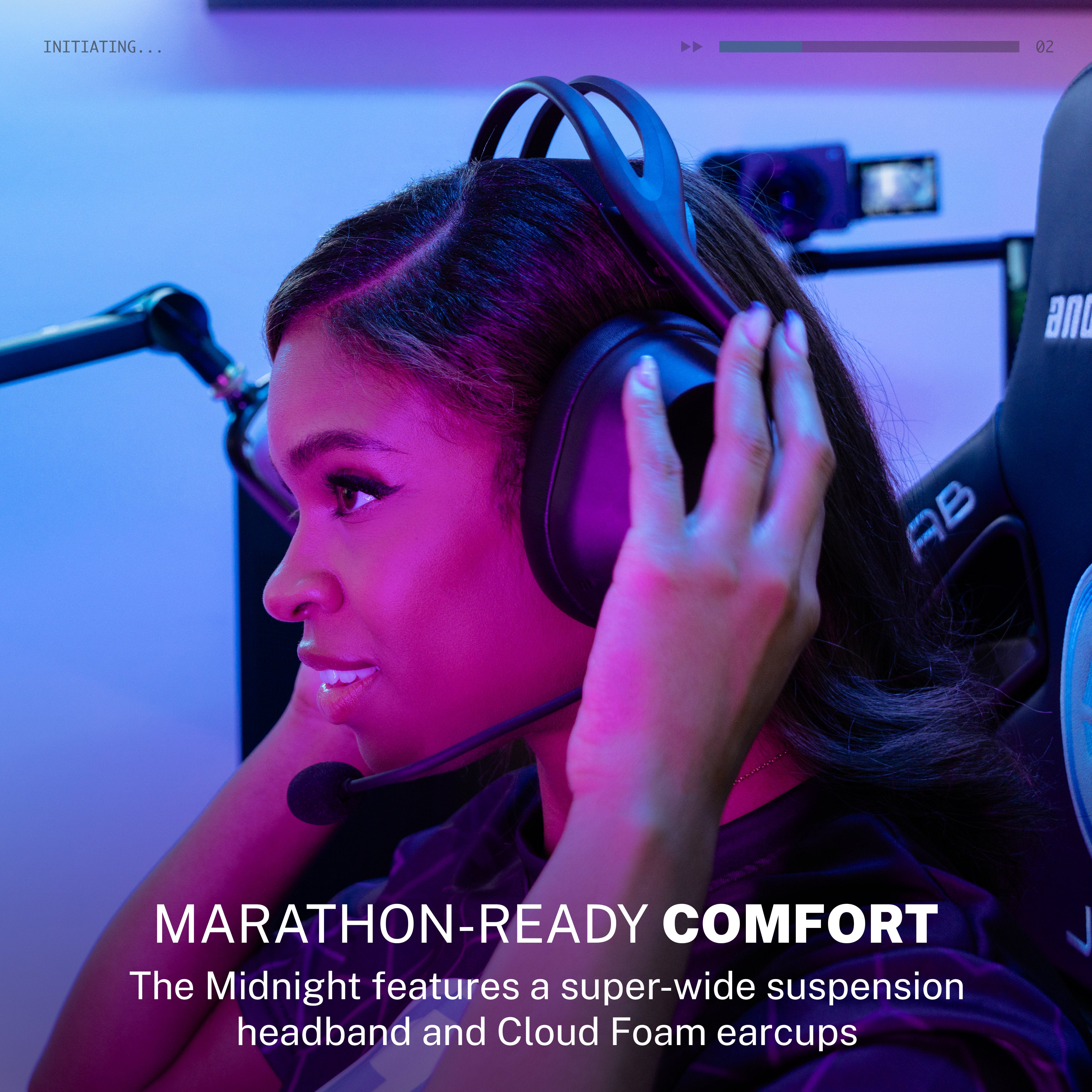 jlab-midnight-wireless-gaming-headset-black-50-mm-driver-spatial-audio-100-h-akk image 7