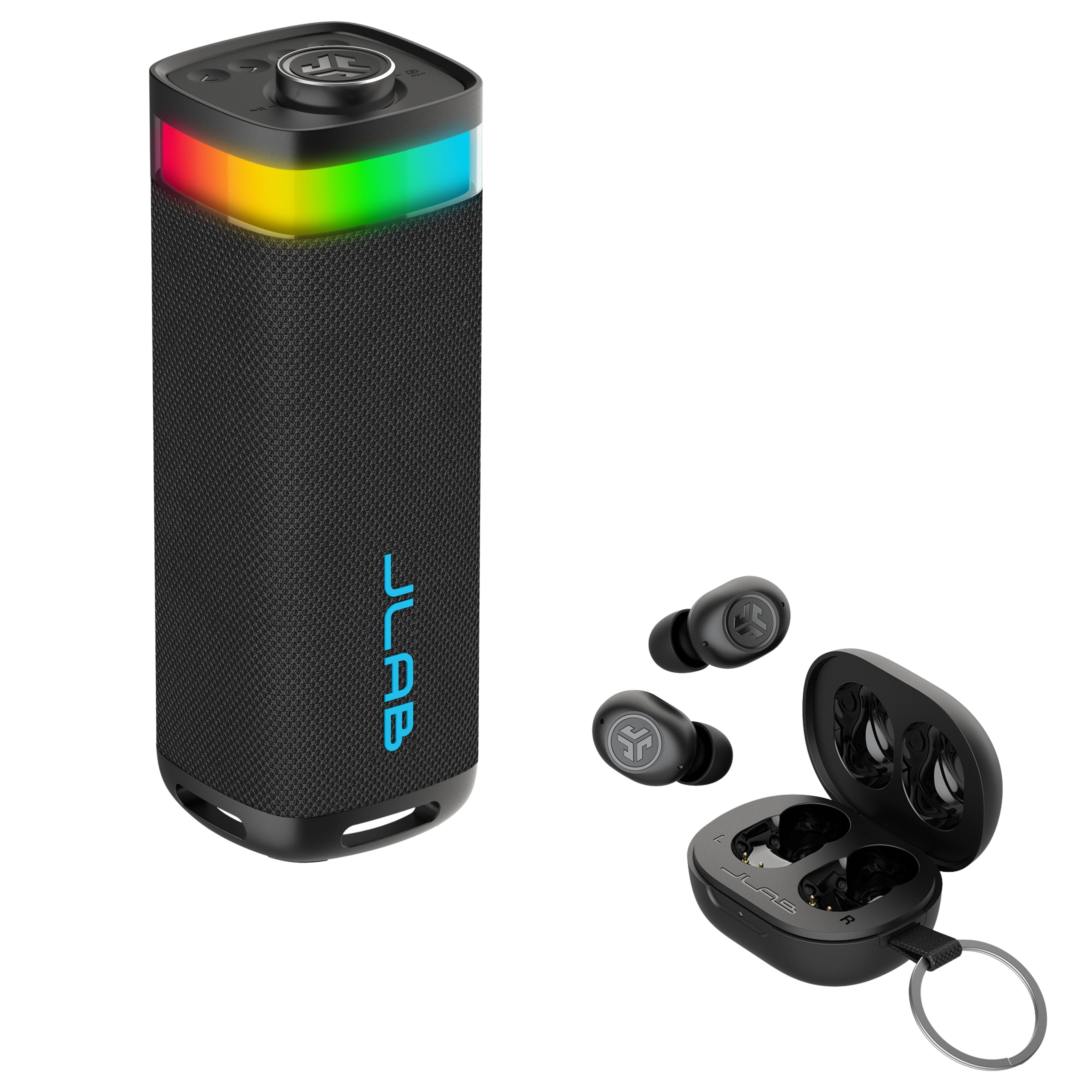 jlab-jbuds-party-black-jbuds-mini-black-gift-set-30w-bluetooth-party-lautspreche image 1